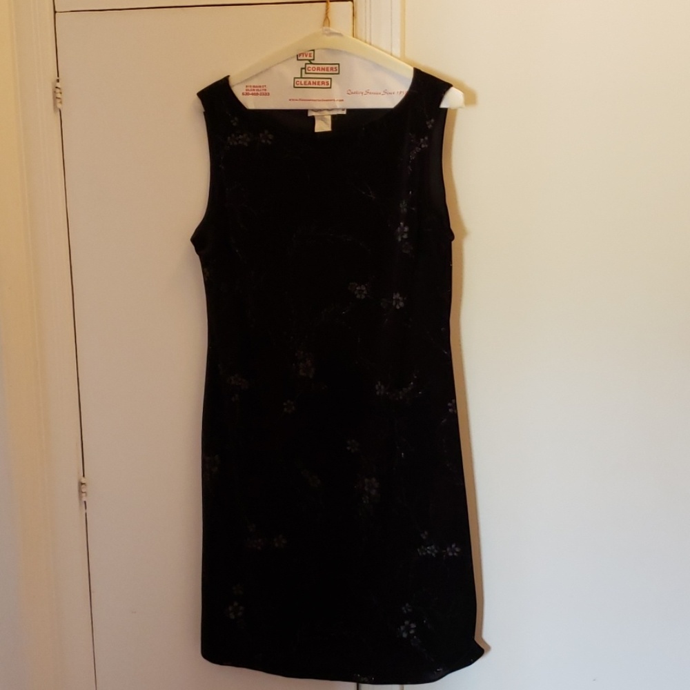 Black cocktail dress